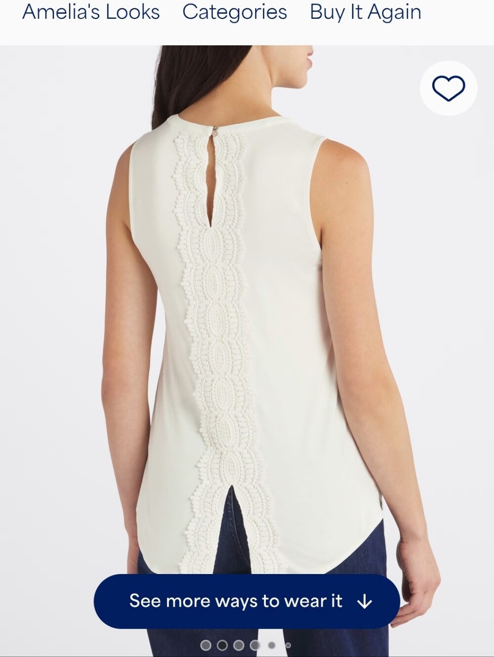 Daniel RainnQuin Keyhole Crochet Blouse
